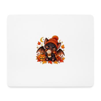 Halloween Fledermaus - Mousepad (Querformat) - Weiß - Vorne