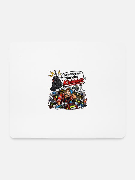 Rettungsdienst Humor - Mousepad (Querformat) - Weiß