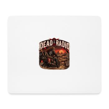 TOTES RADIO | Fahrt auf die letzte Frequenz - Mousepad (Querformat) - Weiß - Vorne