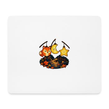 Laternenrunde – Licht auf unserem Weg - Mousepad (Querformat) - Weiß - Vorne