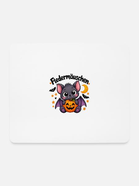 Fledermäuschen - Mousepad (Querformat) - Weiß