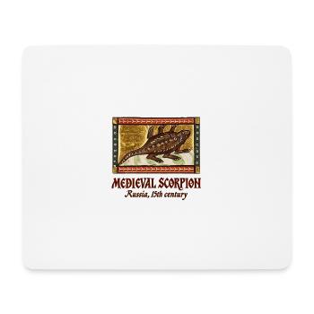 MITTELALTERLICHER SKORPION: Russland, 15. Jahrhundert - Mousepad (Querformat) - Weiß - Vorne