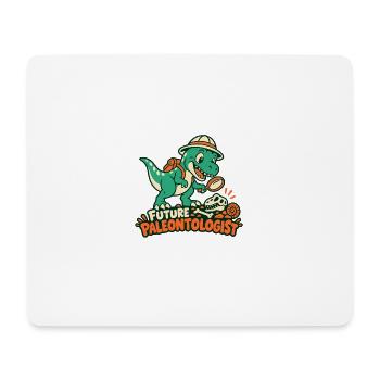 Future Paleontologist / Dino Forscher - Mousepad (Querformat) - Weiß - Vorne