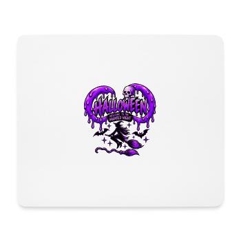 Lila Spuk-Halloween - Mousepad (Querformat) - Weiß - Vorne