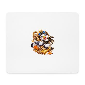 Königliche Möwe Nautik‑Schmuck - Mousepad (Querformat) - Weiß - Vorne