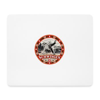 Schwingen Schweizer Tradition - Mousepad (Querformat) - Weiß - Vorne