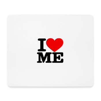 I Love Me – Selbstliebe Statement - Mousepad (Querformat) - Weiß - Vorne