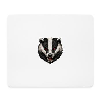 Der Dachs - Mousepad (Querformat) - Weiß - Vorne