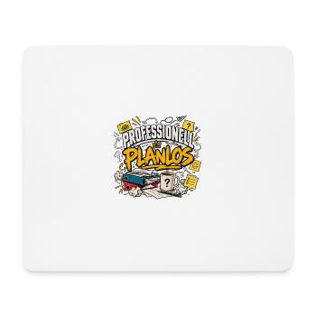 Professionell planlos – Lustiger Büro Spruch - Mousepad (Querformat) - Weiß - Vorne