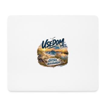 Usedom Zwischen Ostsee und Achterwasser - Mousepad (Querformat) - Weiß - Vorne