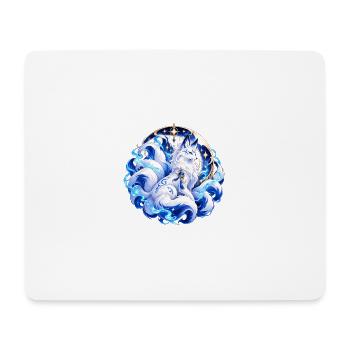 Lunar Spirit Fox - Mousepad (Querformat) - Weiß - Vorne
