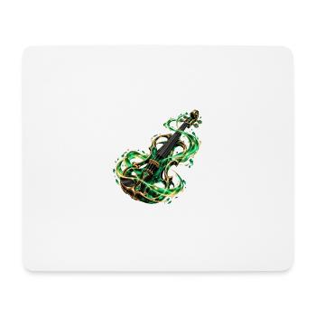 Smaragdgrüne Arkane Violine - Mousepad (Querformat) - Weiß - Vorne