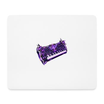 Cosmic Core Synth - Mousepad (Querformat) - Weiß - Vorne