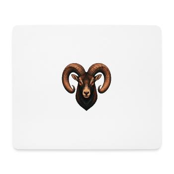Mouflonkäfer - Mousepad (Querformat) - Weiß - Vorne