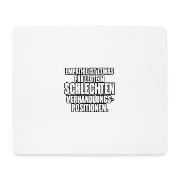 Empathie in Verhandlungssituationen - Mousepad (Querformat) - Weiß - Vorne
