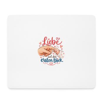 Liebe auf den ersten Blick - Mousepad (Querformat) - Weiß - Vorne