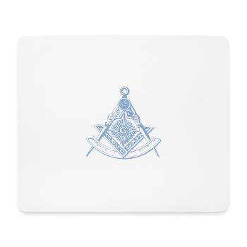 masonic symbol - Mousepad (Querformat) - Weiß - Vorne