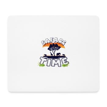 Safari Big five - Mousepad (Querformat) - Weiß - Vorne