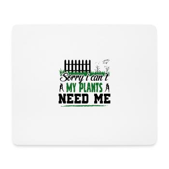 Hobby gardeners, fruit and vegetable gardeners - Mouse Pad (horizontal) - white - Front