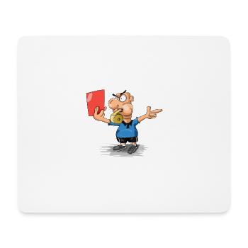 Cadeau drôle d'arbitre - Tapis de souris (format paysage) - blanc - Devant