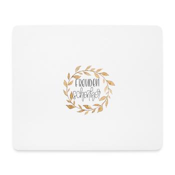 Freudenschenker - Mousepad (Querformat) - Weiß - Vorne