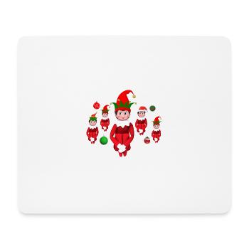 The Christmas elf is back Christmas Edition - Mouse Pad (horizontal) - white - Front