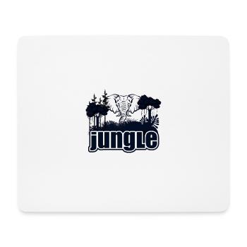 Safari Big five - Mousepad (Querformat) - Weiß - Vorne