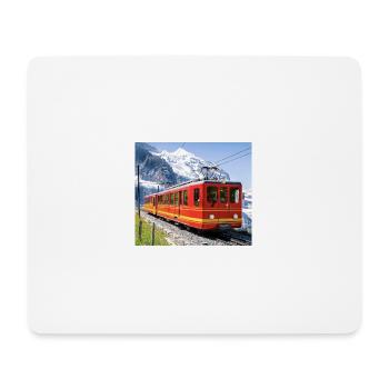 Jungfraujoch - Tapis de souris (format paysage) - blanc - Devant