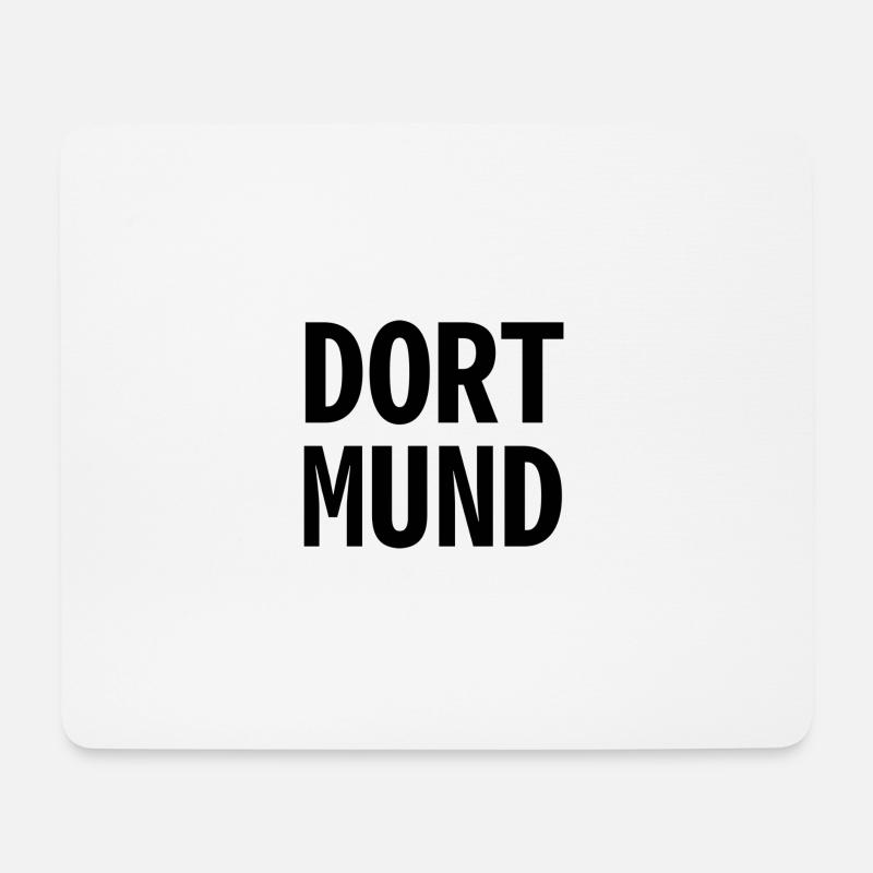Dortmund - Mousepad (Querformat) - Weiß