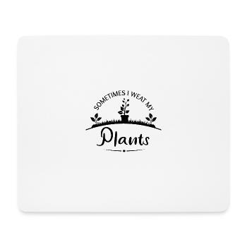 Hobby gardeners, fruit and vegetable gardeners - Mouse Pad (horizontal) - white - Front