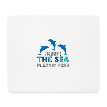 Pollution marine - Tapis de souris (format paysage) - blanc - Devant