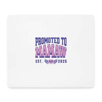 Befördert zu Mamaw Est.2025 Schwangerschaftsankündigung - Mousepad (Querformat) - Weiß - Vorne