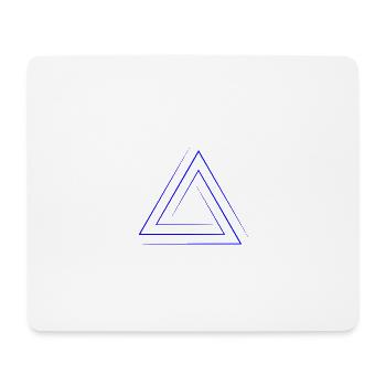 Geometric triangular nesting - Mouse Pad (horizontal) - white - Front