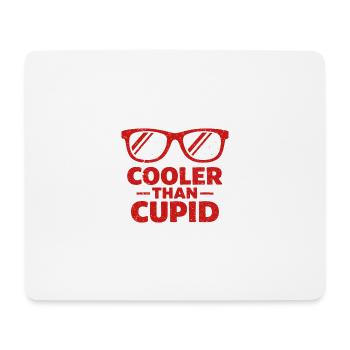 Plus Cool que Cupidon Cœurs Rétro - Tapis de souris (format paysage) - blanc - Devant