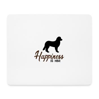 Berner Sennenhund - Mousepad (Querformat) - Weiß - Vorne