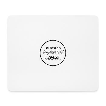 bergtastisch! - Mousepad (Querformat) - Weiß - Vorne