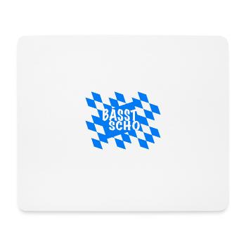 Bayern Basst Scho - Mousepad (Querformat) - Weiß - Vorne