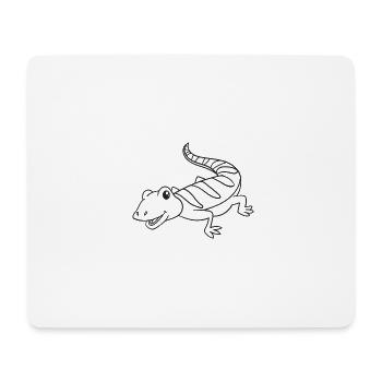 Lizard, Lizards, Gift, Gift Idea - Mouse Pad (horizontal) - white - Front