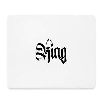 KING and Queen - Mousepad (Querformat) - Weiß - Vorne