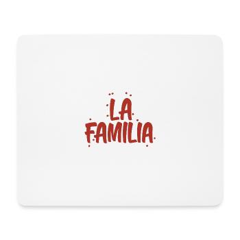 La Familia - Tapis de souris (format paysage) - blanc - Devant