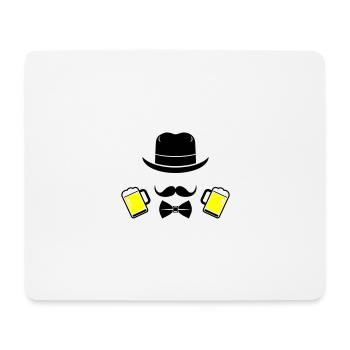 Bier Jga Party Junggesellen - Mousepad (Querformat) - Weiß - Vorne