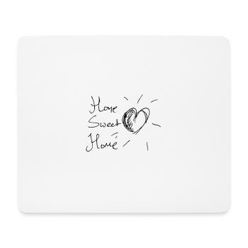home sweet home - Tapis de souris (format paysage) - blanc - Devant