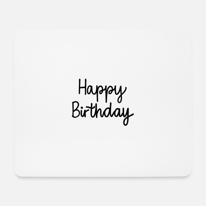 Birthday Bliss - Mousepad (Querformat) - Weiß