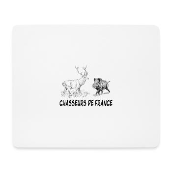 chasseursdefrance - Tapis de souris (format paysage) - blanc - Devant