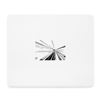 Vector Linien Splash - Mousepad (Querformat) - Weiß - Vorne