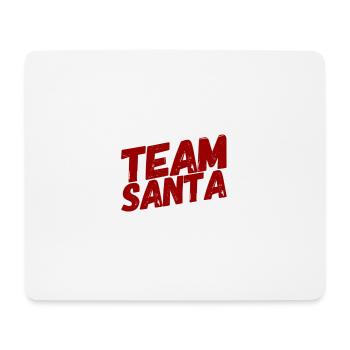 TEAM SANTA +++ Merry Christmas, X-Mas, Weihnachten - Mousepad (Querformat) - Weiß - Vorne