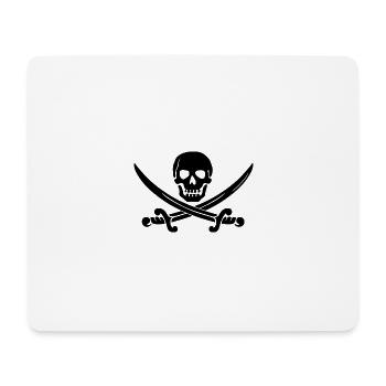 Pirat - Tapis de souris (format paysage) - blanc - Devant