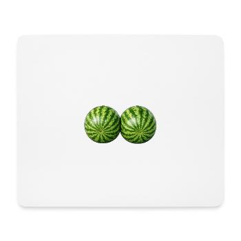 Wassermelonen - Mousepad (Querformat) - Weiß - Vorne
