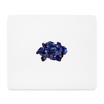 Azurit Kristall Marokko - Mousepad (Querformat) - Weiß - Vorne