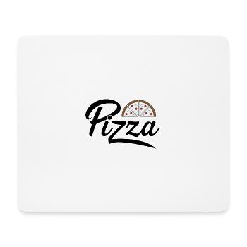 Pizza - Tapis de souris (format paysage) - blanc - Devant